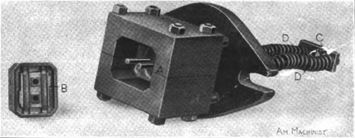 FIG. 4. DIES FOR \"CONDULET\" RECEPTACLE CAP