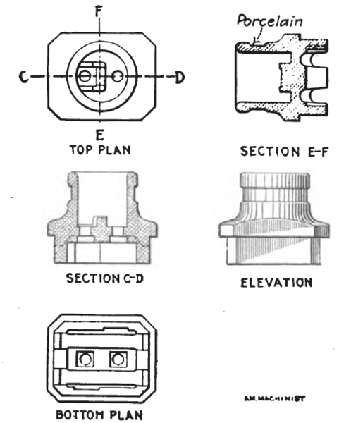 FIG. 6. CAP FOR NORBITT \"CONDULET\" RECEPTACLE