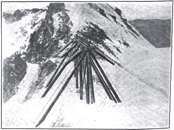 Fig. 11 � Strain Tower, Camp Bird Divide.