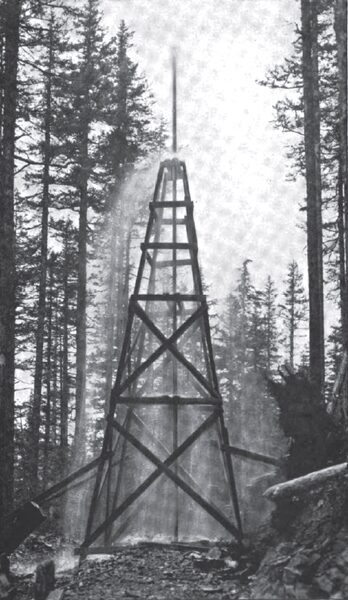 AN AIR VENT ON THE PIPE LINE