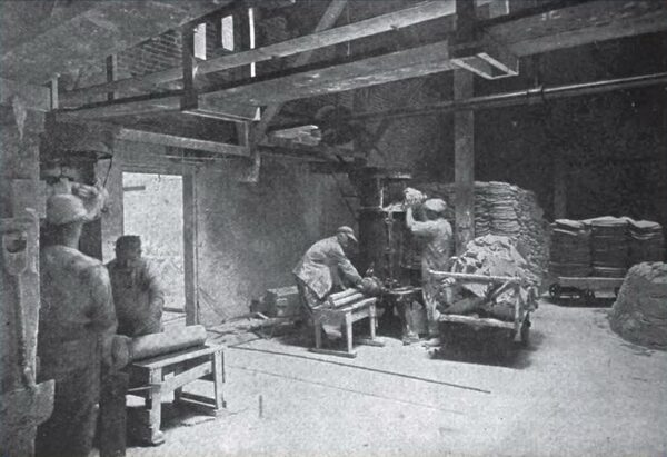 Pug Mill in Clay Cellar, Westinghouse Insulator Plant
