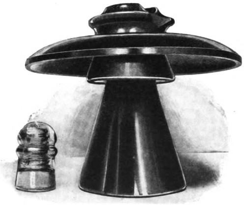 HIGH-VOLTAGE TRANSMISSION INSULATOR.