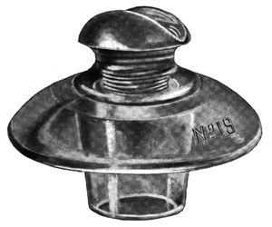 HIGH VOLTAGE GLASS INSULATOR