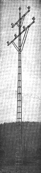 Fig. 3.�Tripartite pole.  Made by the Franklin Steel Co., Franklin, Pa.