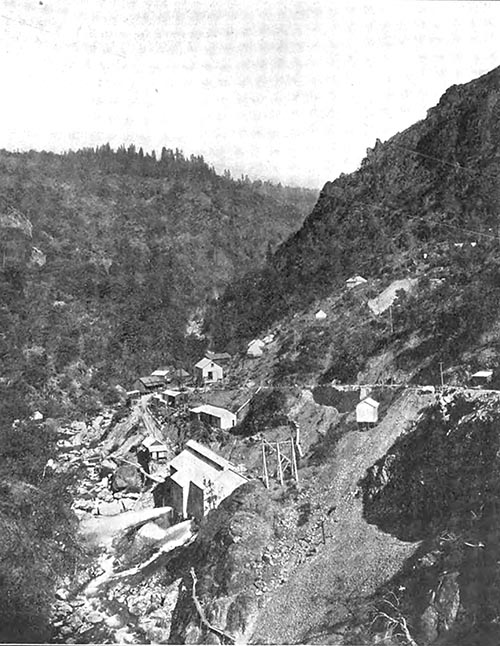 THE DE SABLA (ERSTWHILE "NIMSHEW") POWER HOUSE AND ENVIRONS.