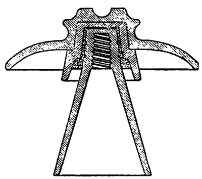 FIGURE 7. FORTY-THOUSAND-VOLT, ELEVEN-INCH, PORCELAIN INSULATOR.