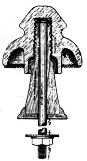 10,000 AND 15,000-VOLT INSULATOR.