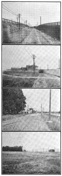 SCENES ALONG THE SAN MATEO EXTENSION