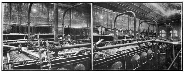 CONSTRUCTION VIEWS OF THE INSTALLATION OF BABCOCK & WILCOX BOILERS