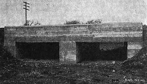 FIG. 6. CATTLE-PASS WITH DOUBLE OPENING.