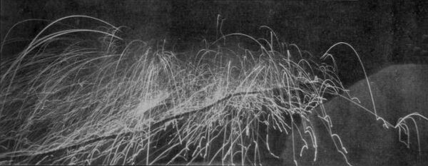FIG. 1 -- A 10,000 H. P. FUSE EXPLOSION.