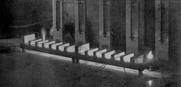 FIG. 3 -- EFFECTS OF ARTIFICIAL LIGHTNING DISCHARGE.