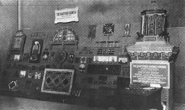 Display of the Hartford Faience Co., Which Was a Popular Spot for Ladies on Account of the Cameos Displayed.