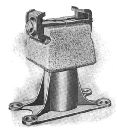 INTERBOROUGH RAPID TRANSIT CO. THIRD-RAIL INSULATOR.