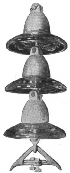 Boro-porcelain and boro-silicate insulators Fred M. Locke, Victor, N. Y.