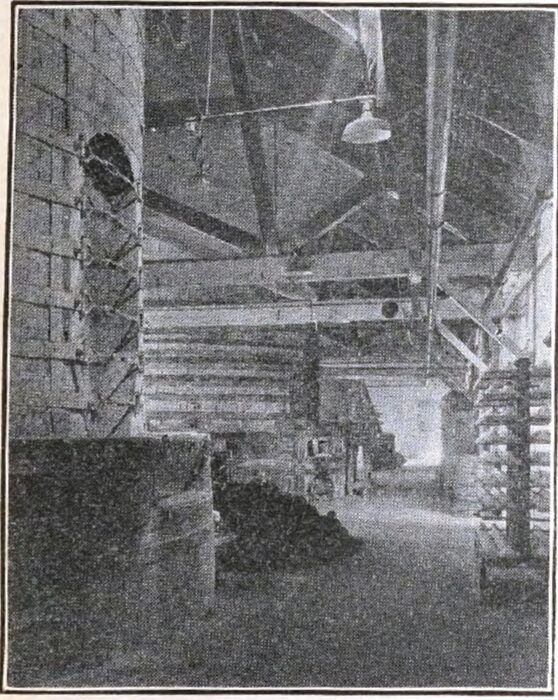Fig. 10, View of Kiln Room