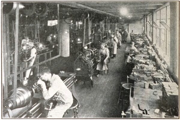 Fig. 15, View of Tool and Die-Making Department