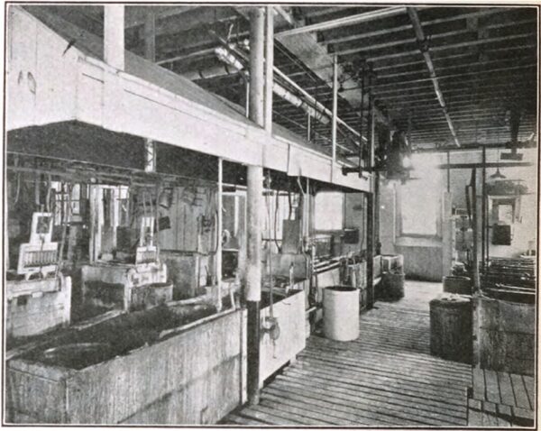 Fig. 16, View of Plating Department