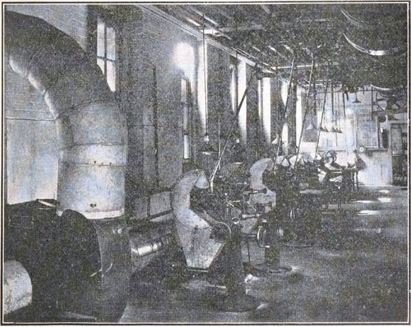 Fig. 17, View of Buffing Department