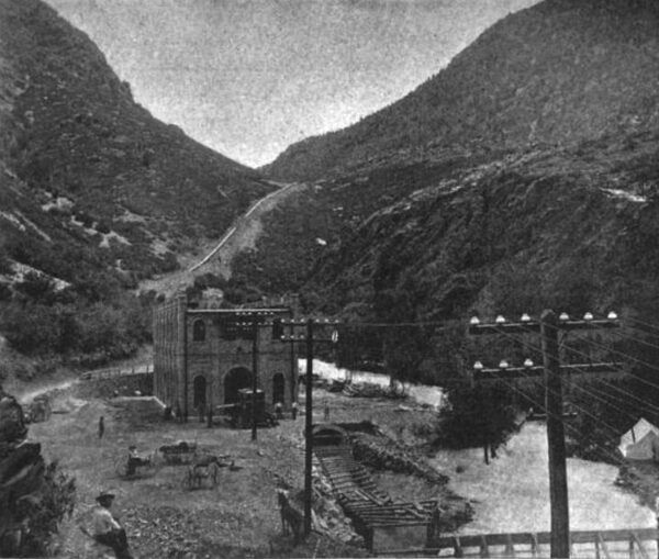 POWER HOUSE AND PIPE LINE, BIG COTTONWOOD TRANSMISSION.