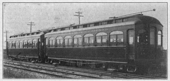 Two-Car Train � Aurora, Elgin & Chicago Railway.