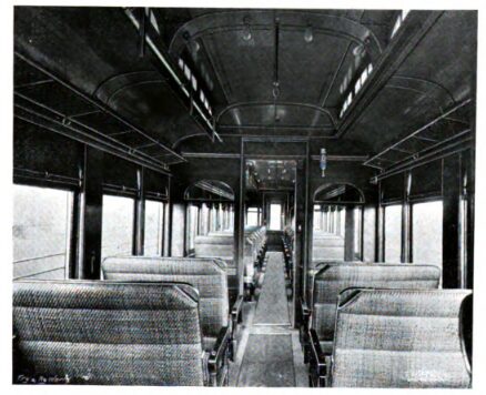 Interior of Smoking Compartment.