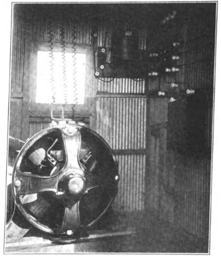 INTERIOR FARM MOTOR HOUSE.