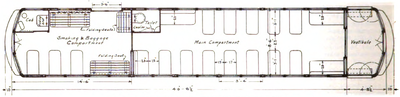Elgin & Belvidere Electric Company � Plan of Combination Car.