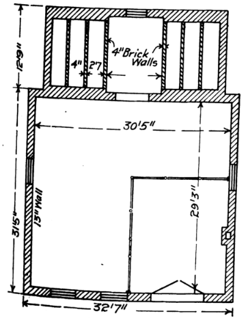 Fig. 10 � Plan of Typical Substation, Elgin & Belvidere Electric Road.
