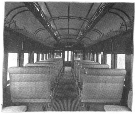 Fig. 16 � Interior of Elgin & Belvidere Passenger Car.