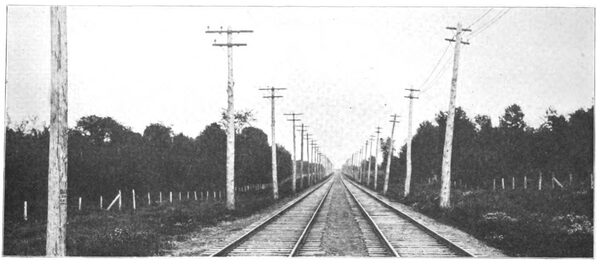 VIEW ALONG THE LINE FROM LITTLE FALLS TO SYRACUSE , N. Y.