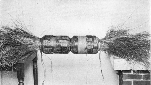 FIG. 1--10,000-VOLT TRANSFORMER, 1893.