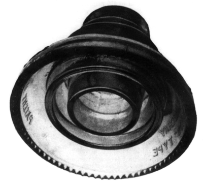 FIG. 25.�GLASS TRIPLE PETTICOAT INSULATOR