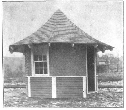 TYPICAL WAITING STATION USED ALONG ROUTE