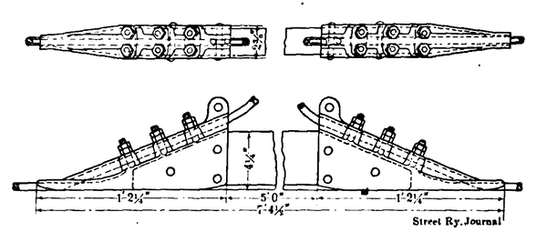 FIG. 17. � SECTION INSULATOR FOR TURNOUTS