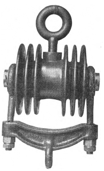 FIG. 7. � STRAIN INSULATOR FOR DEADENING CABLES