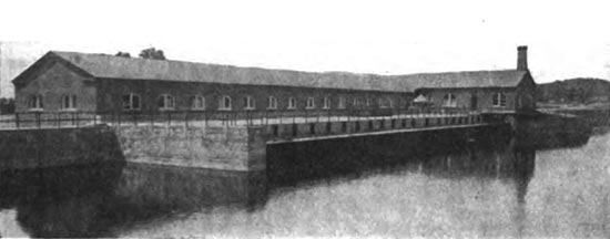 FIG. 3.�GENERAL VIEW OF MECHANICVILLE POWER HOUSE.