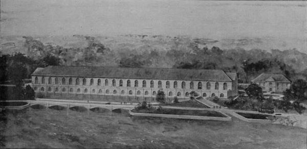 THIS WILL BE APPEARANCE, WHEN COMPLETED, OF THE POWER HOUSE OF THE CANADIAN NIAGARA POWER COMPANY. CAPACITY, 110,000 H. P.