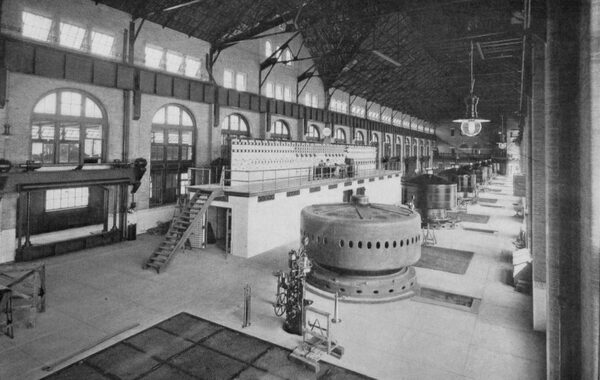 THE SWITCHBOARD IN POWER HOUSE NO. 2.