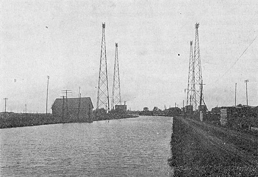 FIG. 2. � CHAMBLY TRANSMISSION LINE TOWERS.