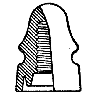 FIG. 1. TELEGRAPH INSULATOR.