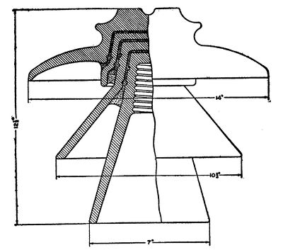 FIG. 11. TYPE ADOPTED FOR SEVERAL TRANSMISSIONS UNDER CONSTRUCTION.