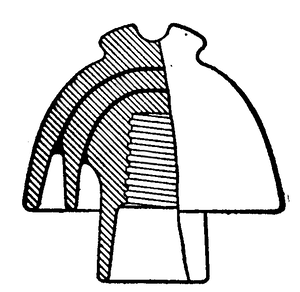 FIG. 4. "GLAZE-FILLED" INSULATOR.
