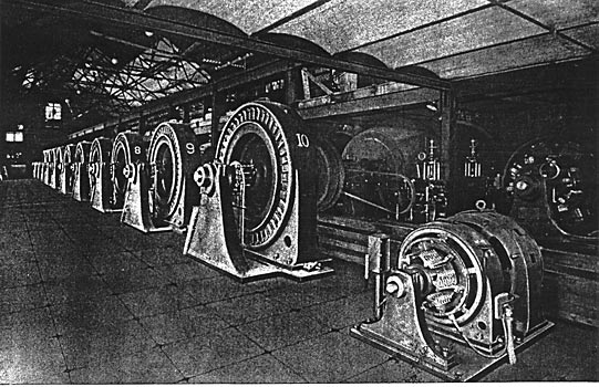 THE INTERIOR OF THE CANON FERRY POWER STATION.