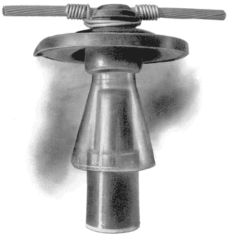 STANDARD INSULATOR, ALUMINUM CABLE AND TIE, AS USED ON THE MAIN LINE OF THE STANDARD ELECTRIC COMPANY OF CALIFORNIA.