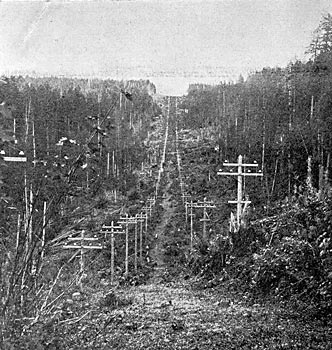 FIG. 6. � VIEW OF TRANSMISSION LINE