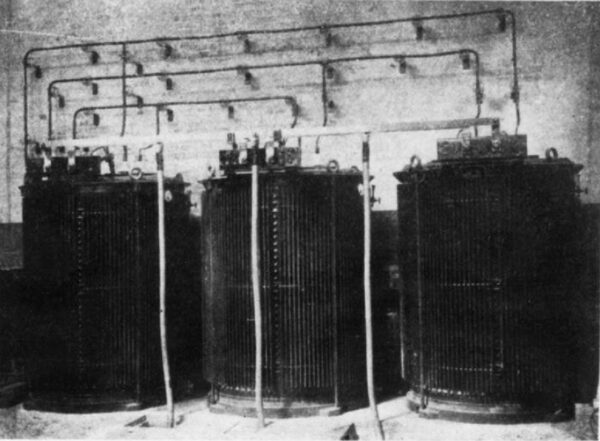 FIG. 13. -- A GROUP OF TRANSFORMERS, ALBANY.