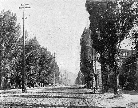 FIG. 18. - HIGH-TENSION LINE, SALT LAKE CITY.