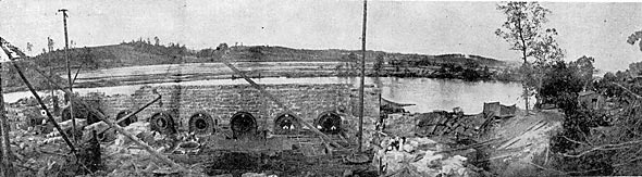 FIG. 5. � SETTING OF THE HYDRAULIC PLANT.