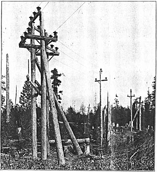 SHOWING CURVE CONSTRUCTION - NEAR SEATTLE.